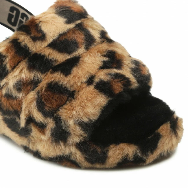 Slippers UGG - W Fluff Yeah Slide Spotty 1130883 Nat Brown 8 Slippers UGG - W Fluff Yeah Slide Spotty 1130883 Nat Brown - Image 6