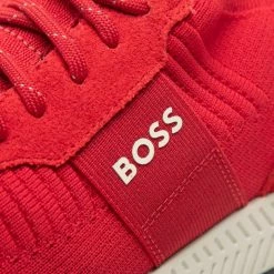 Sneakers Trainers BOSS - Titanium 50470596 10232616 01 Bright Red 620 Red -Togoshi Sales Store 06 0000301423409 sw