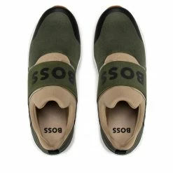 Slided Shoes Trainers BOSS - J29295 S Forest Green 665 Green -Togoshi Sales Store 06 0000300798201 mt