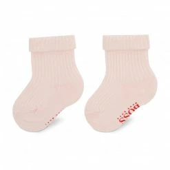 5 Pairs Of Kids' High Socks BOSS - J90198 Bright Red 992 -Togoshi Sales Store 3143169948411 010 rz