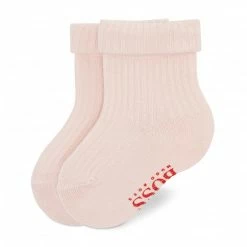 5 Pairs Of Kids' High Socks BOSS - J90198 Bright Red 992 -Togoshi Sales Store 3143169948411 02 rz